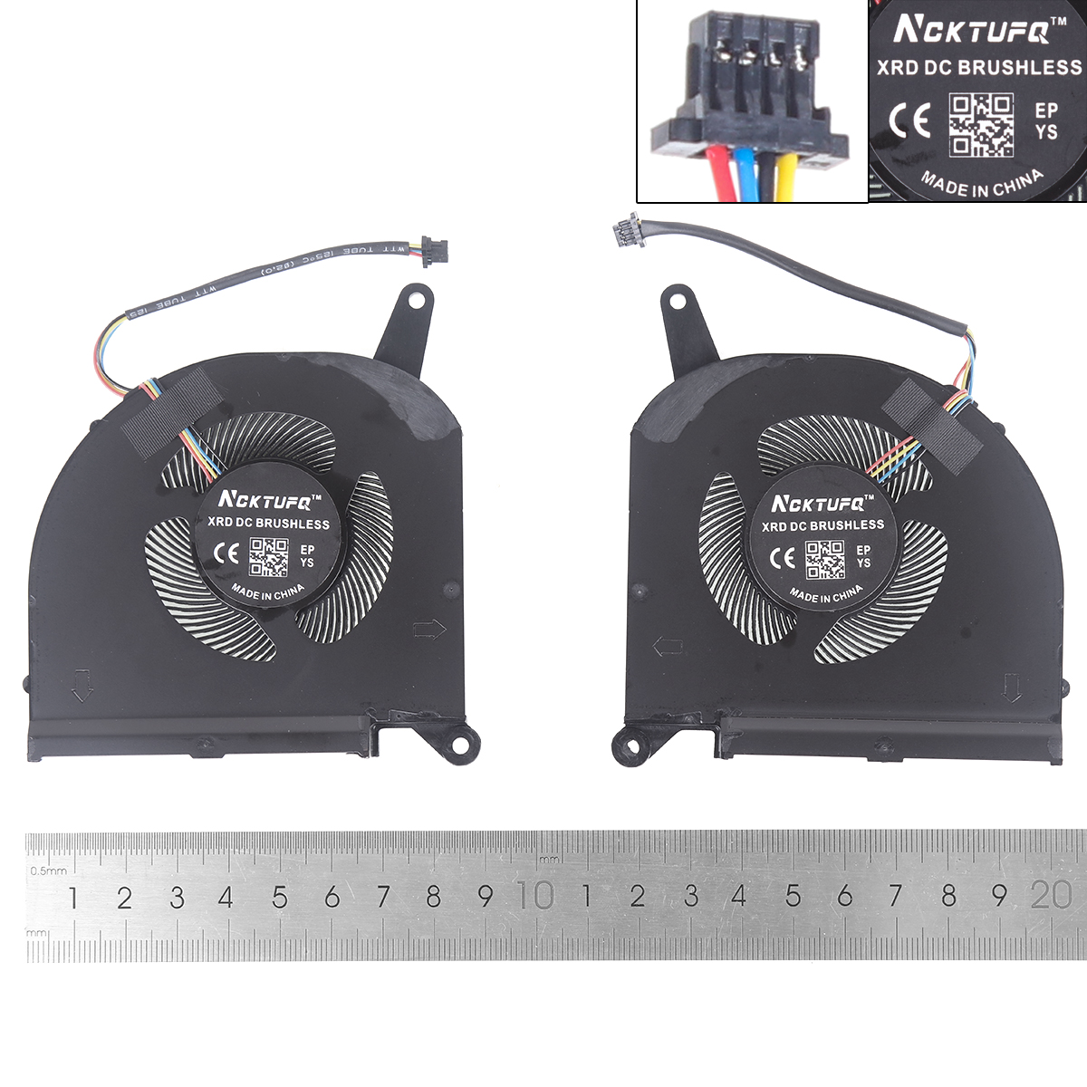 Picture of New Replacement CPU Cooling Fan For Aorus 15G 15P 17P KB RX7G RX5G RP77 XB 0.7cm（L+R,oem） N/A Layout